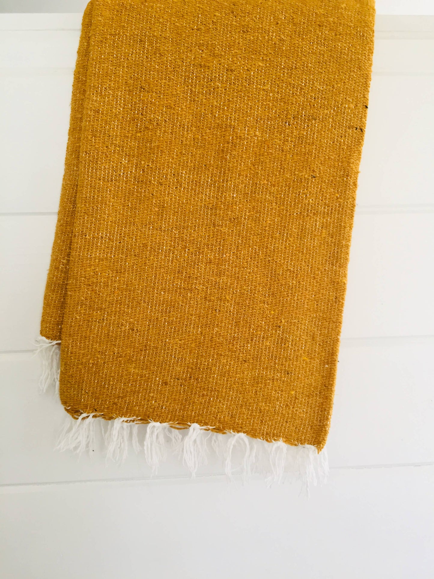 Solid Mexican Throw Blanket