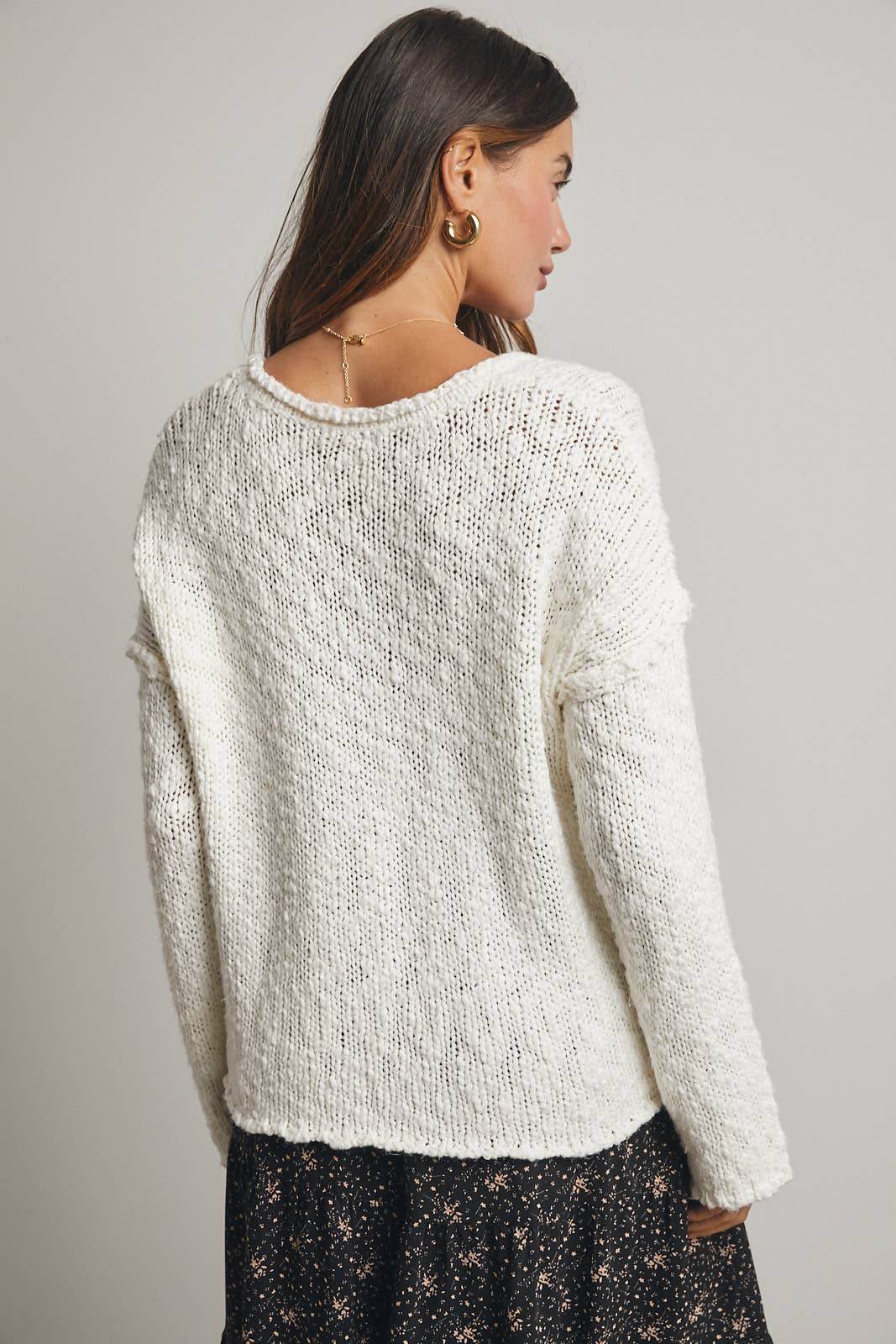 Slubby Pullover