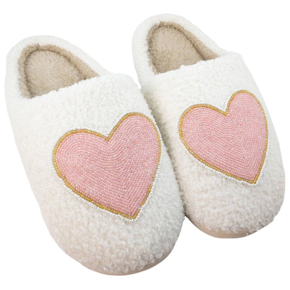Heart Valentine's Day Slippers