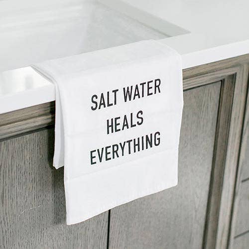 Tea Towel - Salt Water Heals