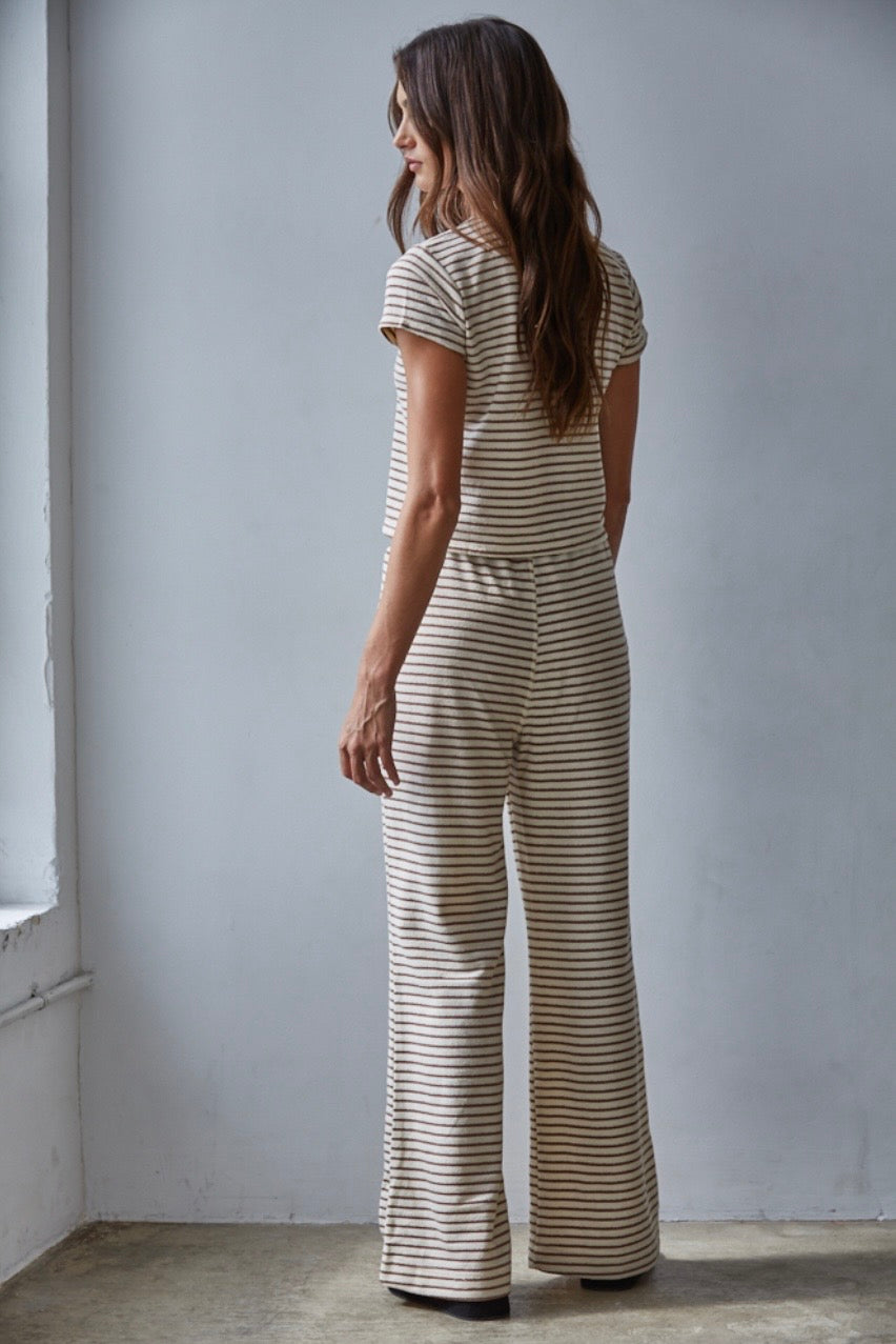 Sunday Lounge Striped Top