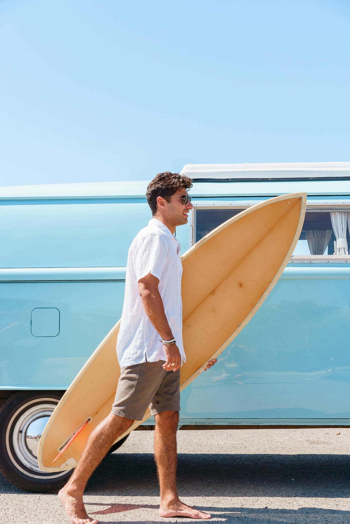 White Short Sleeve Button Up