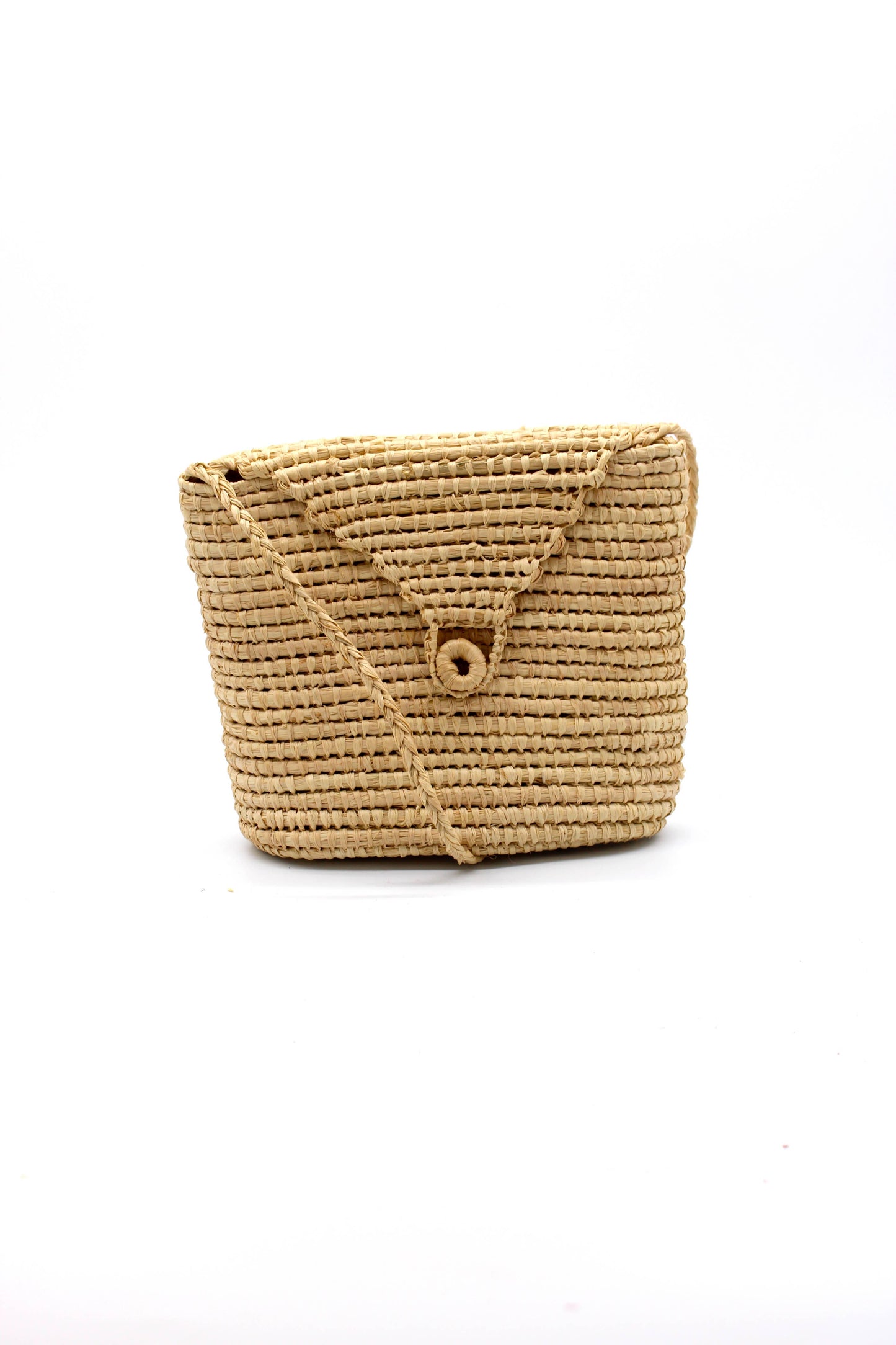 Manteca Crochet Natural Crossbody Bag