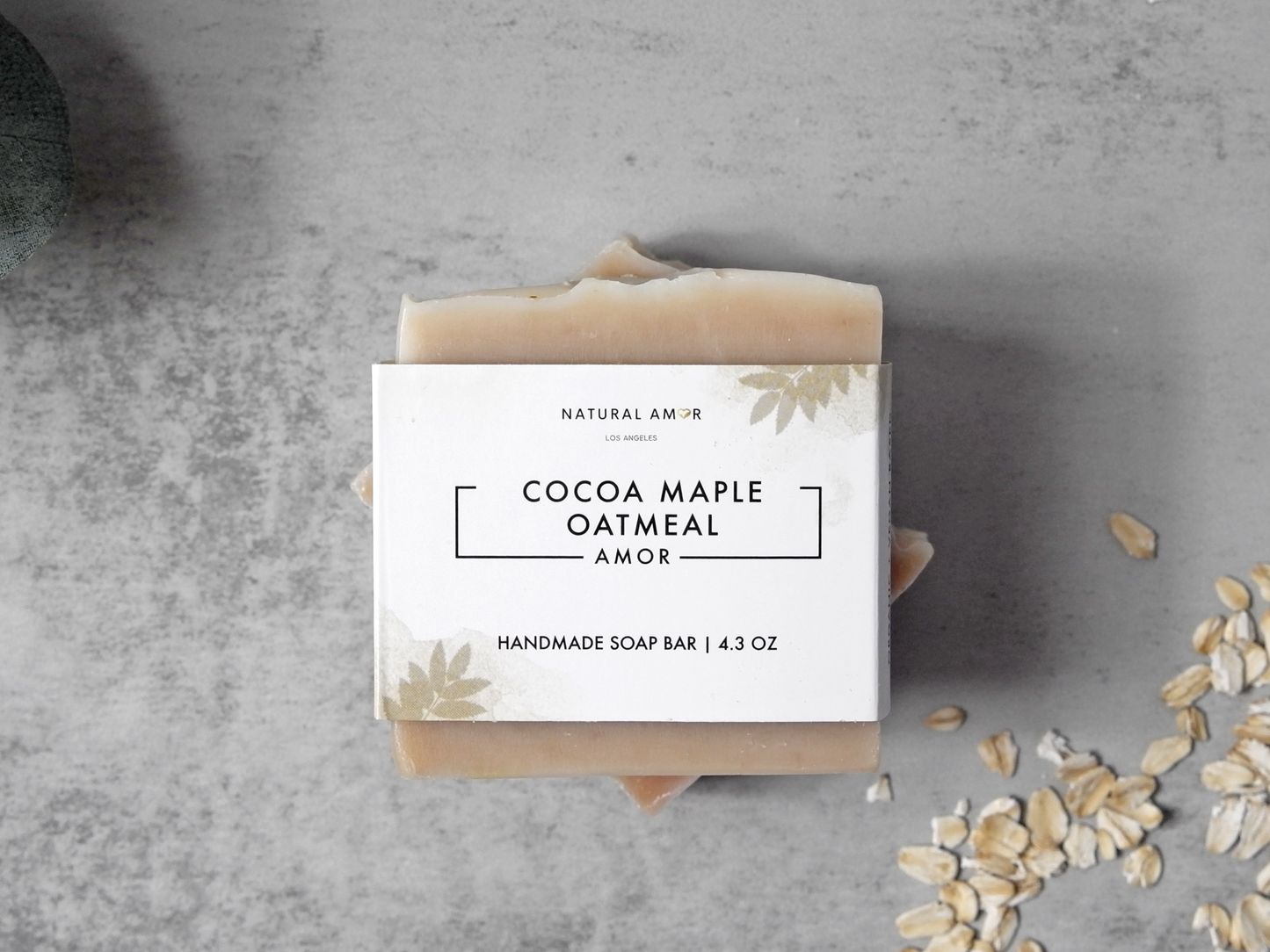 Cocoa Maple Oatmeal Soap Bar (Unscented)