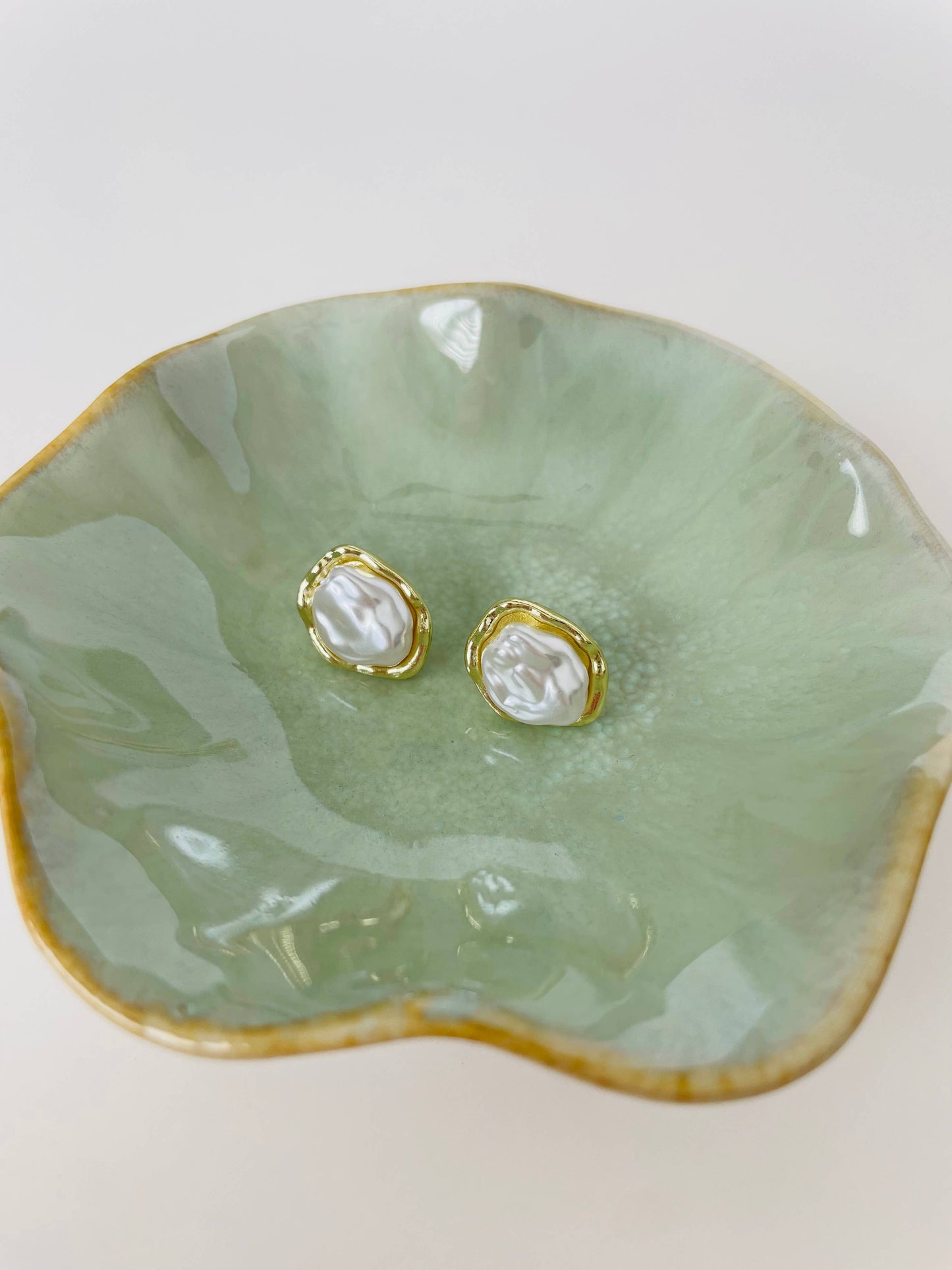 Coastal Ceramic Jewelry Bowl