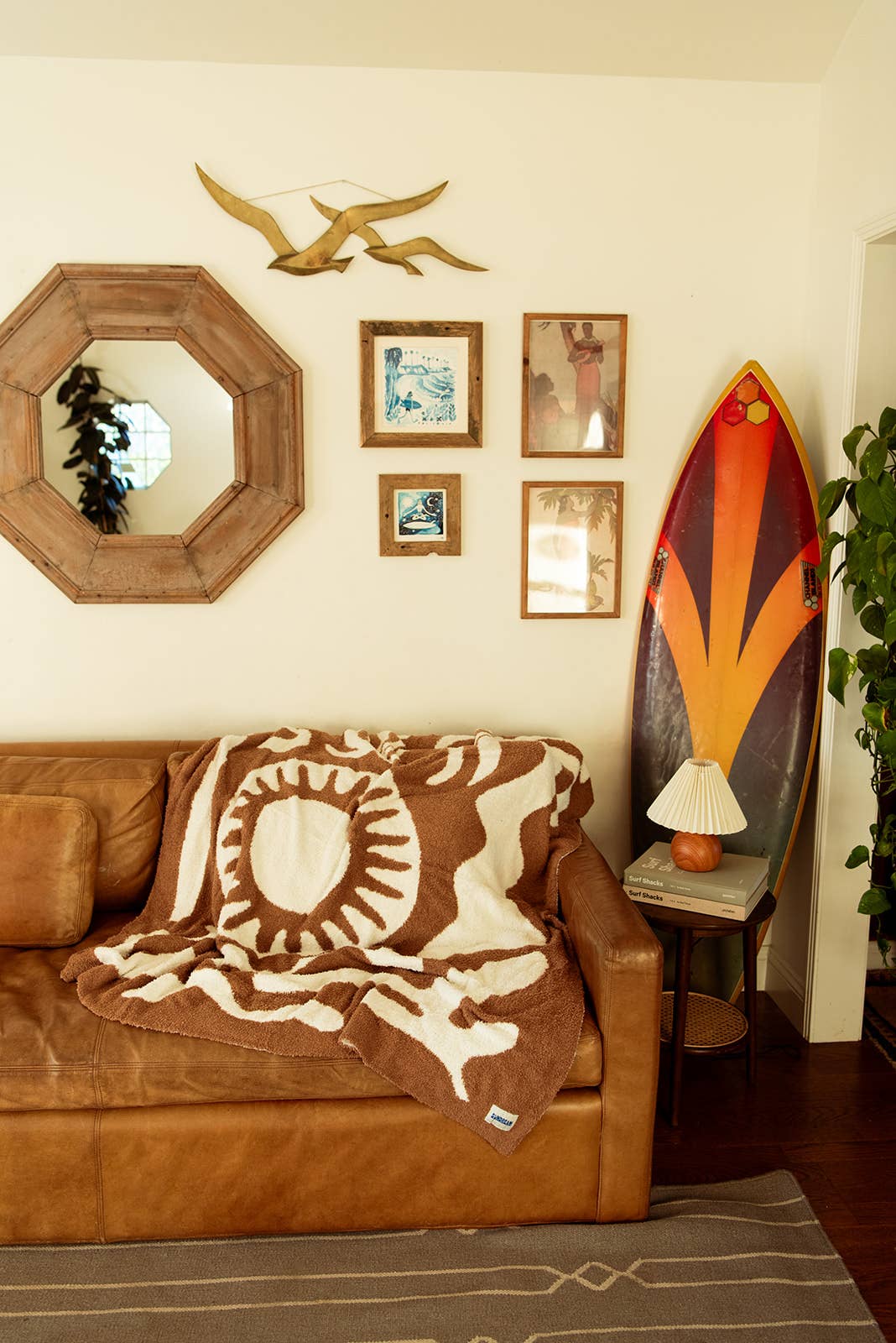 Paradise Plush Throw - Raw Umber