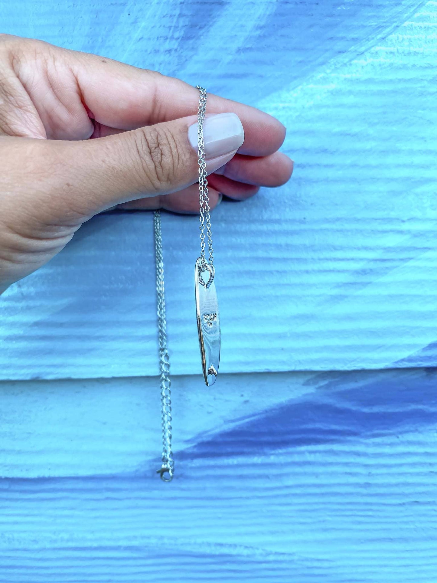 Longboard Surfboard Necklace