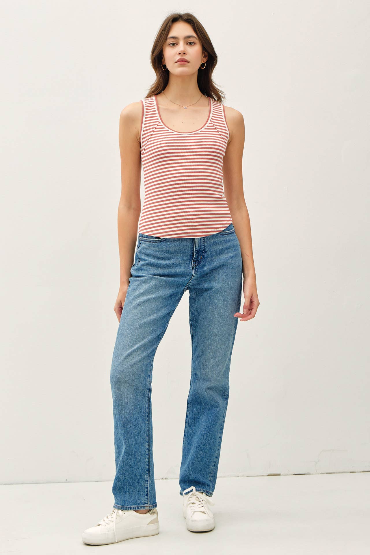 Ribbed Cotton Tank