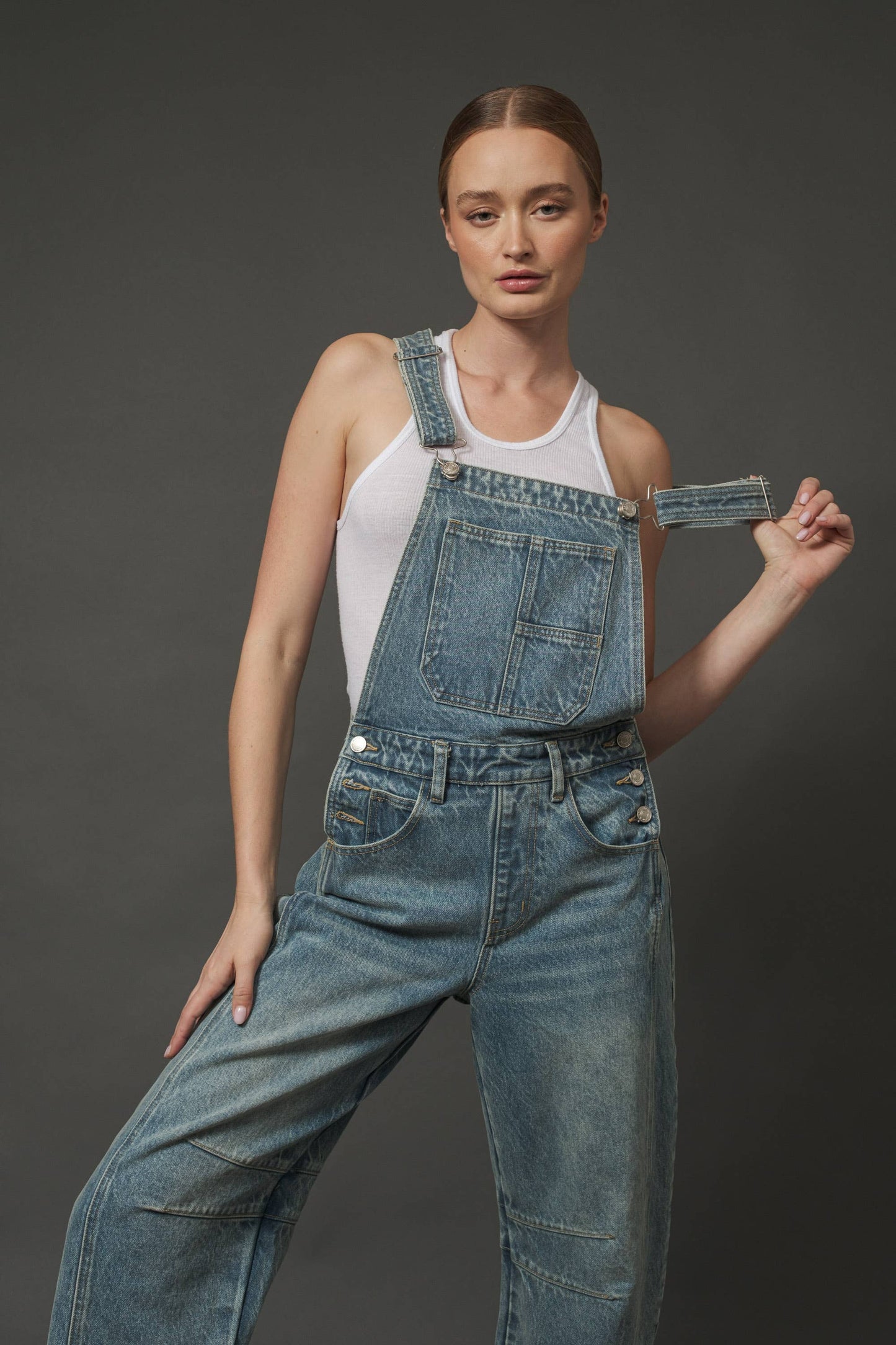 Slouch Denim Overall