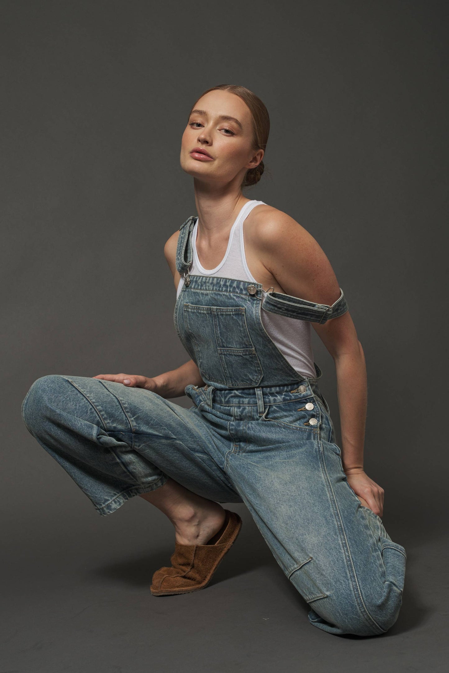 Slouch Denim Overall