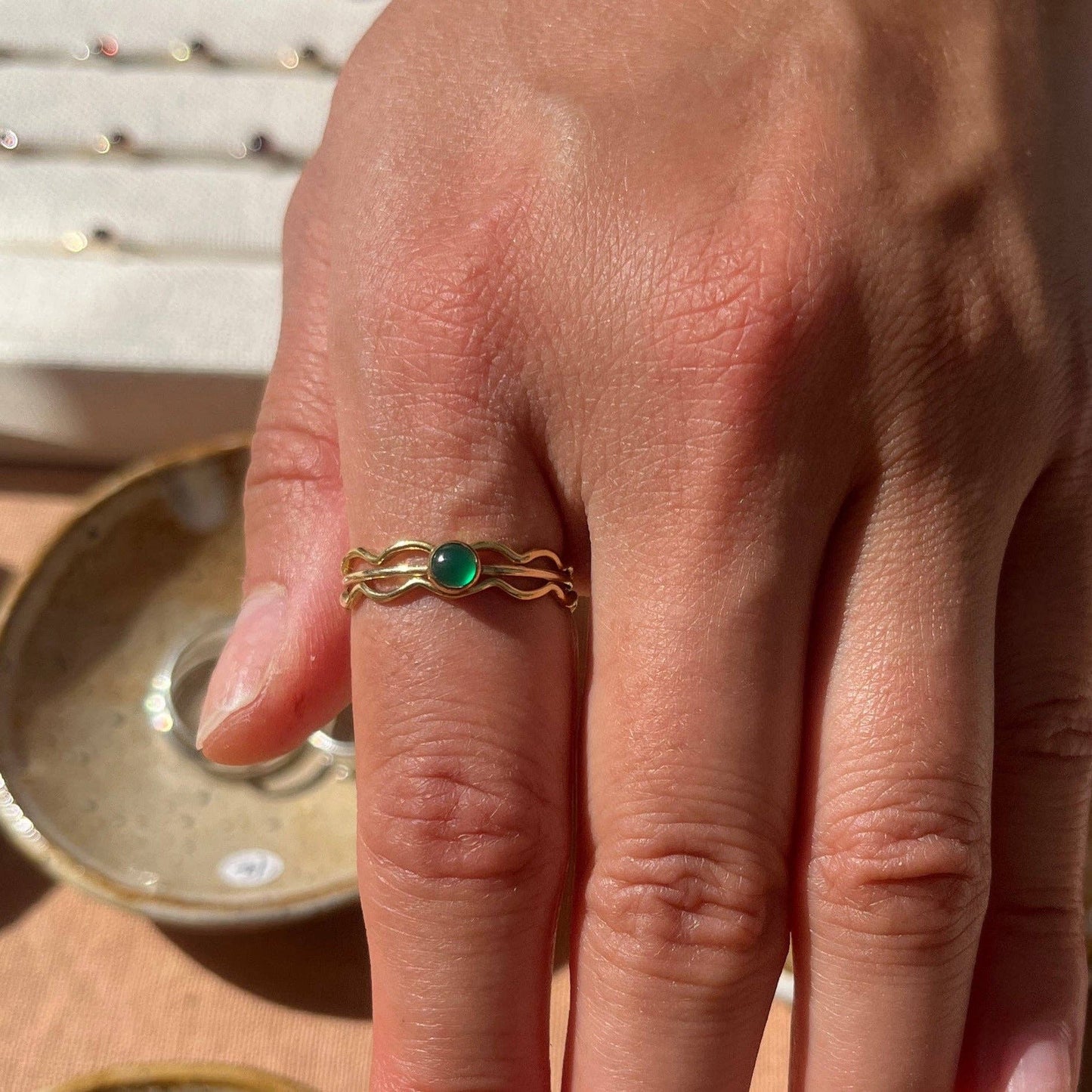 Wave Stacking Ring