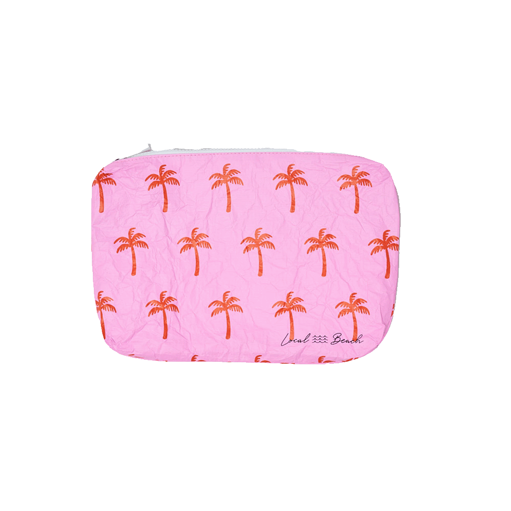 Pink Neon Palm Pouch