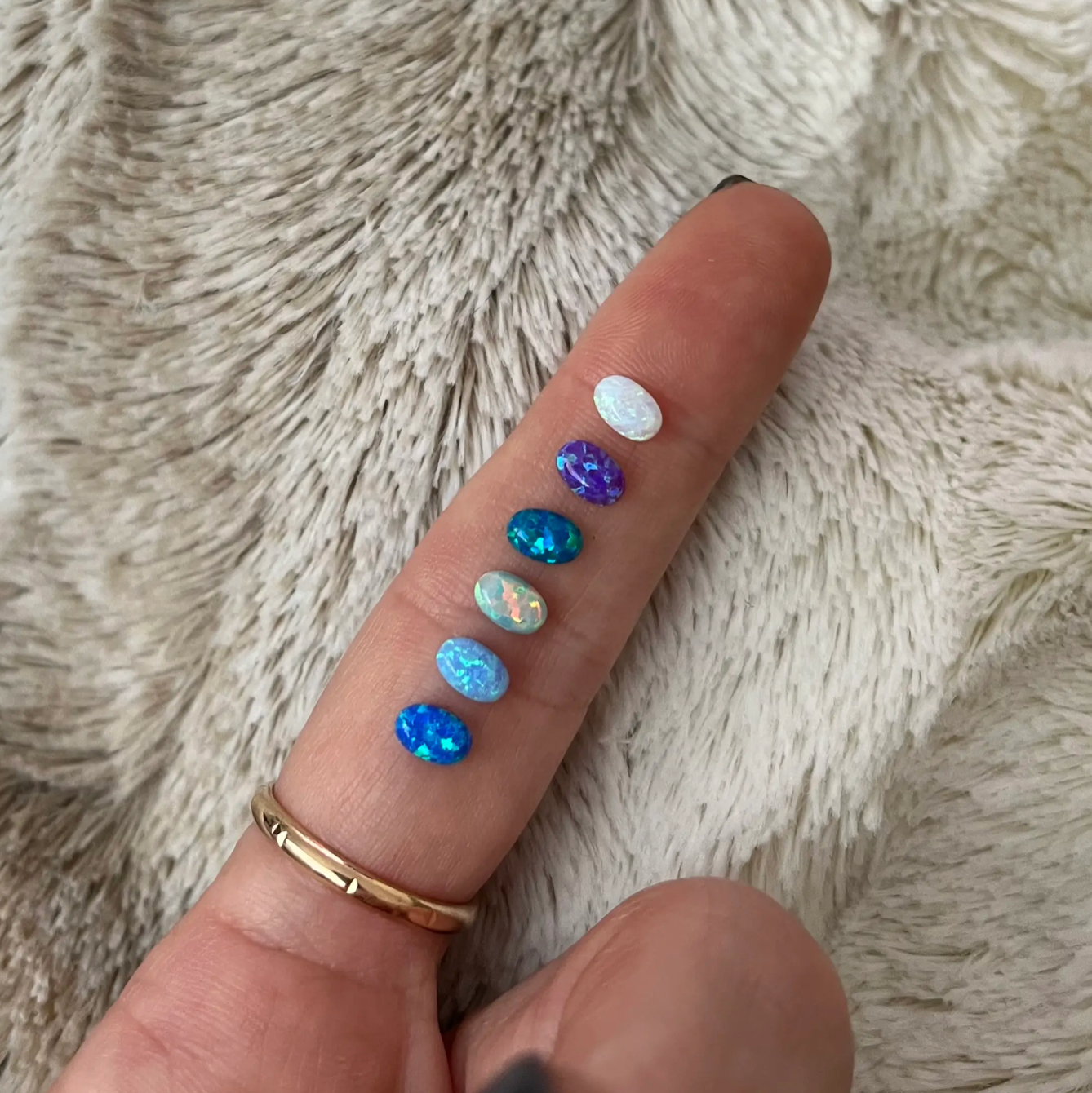 Oval Opal Ring