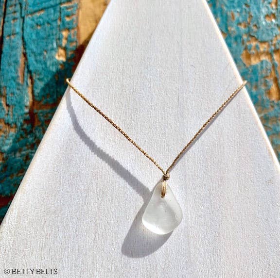Maddie Genuine Sea Glass Necklace