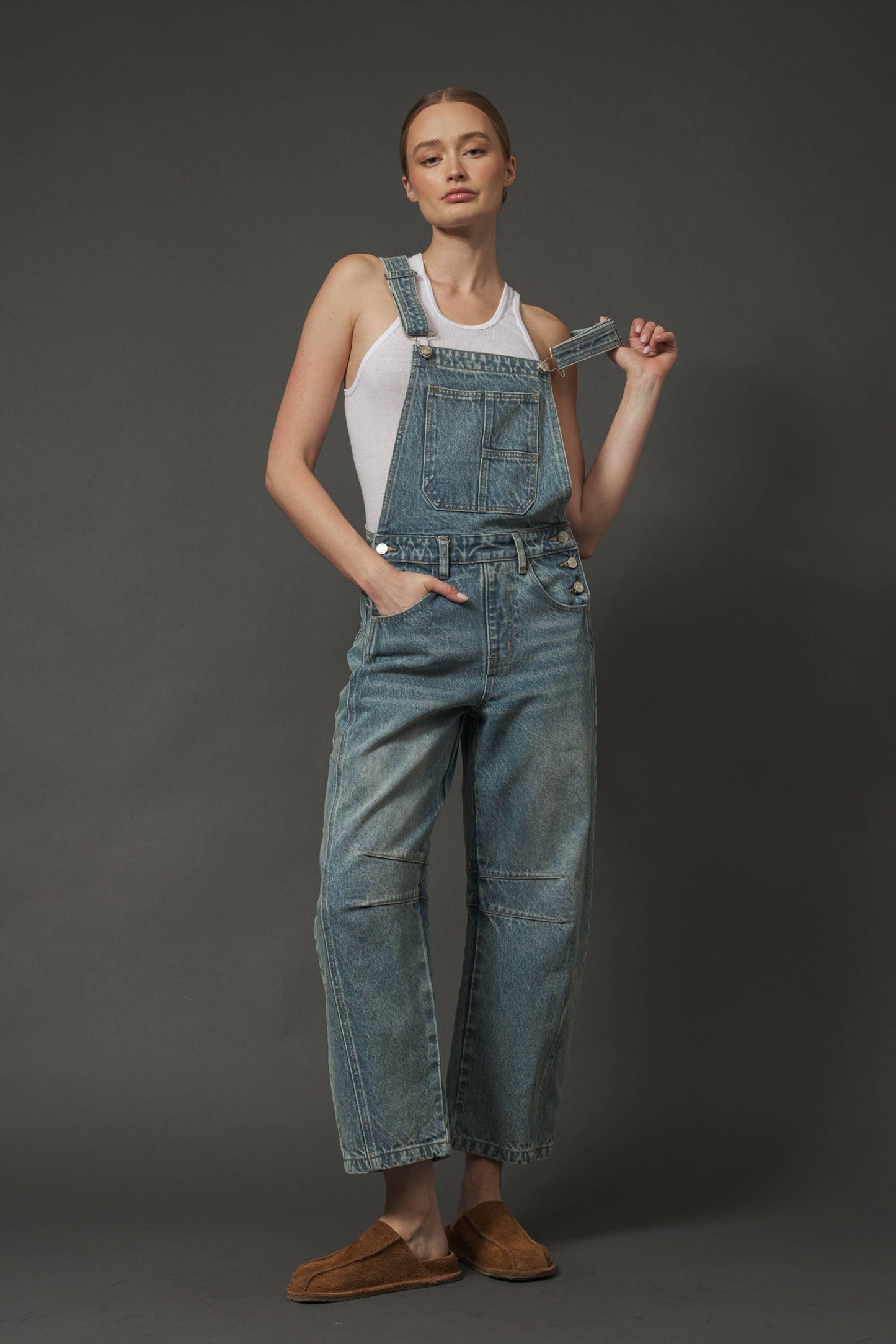 Slouch Denim Overall