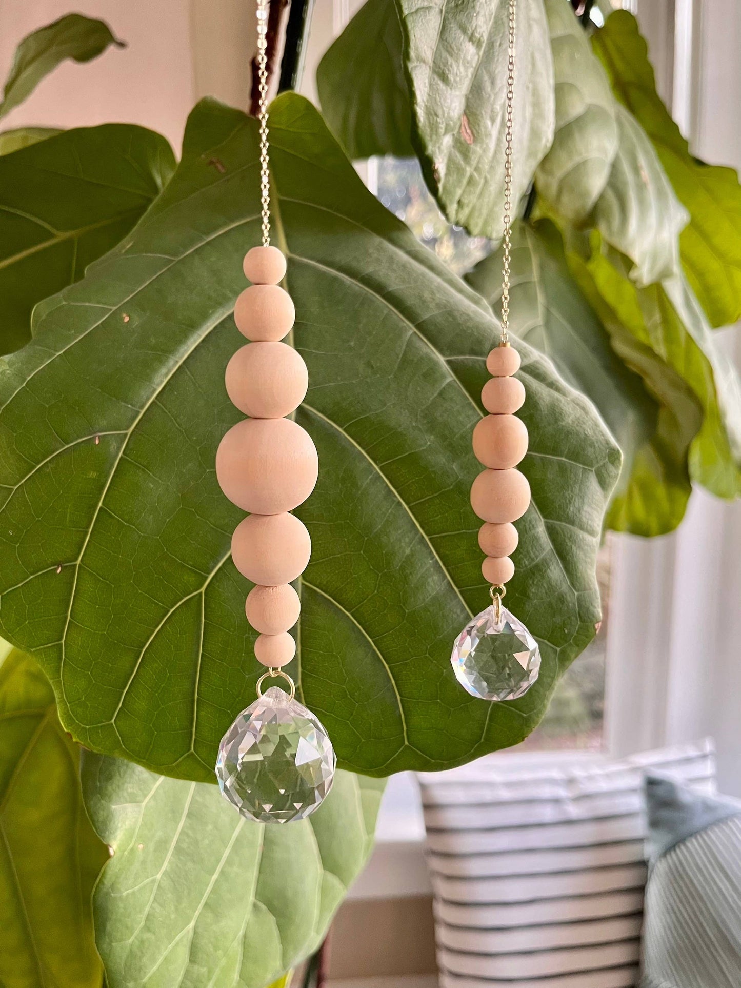Beaded Crystal Prism Sun Catcher