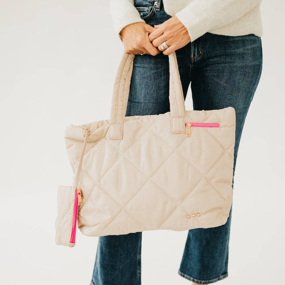 Presley Puffer Quilted Tote