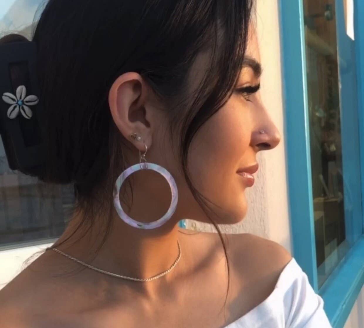 Isabella Shell Hoops