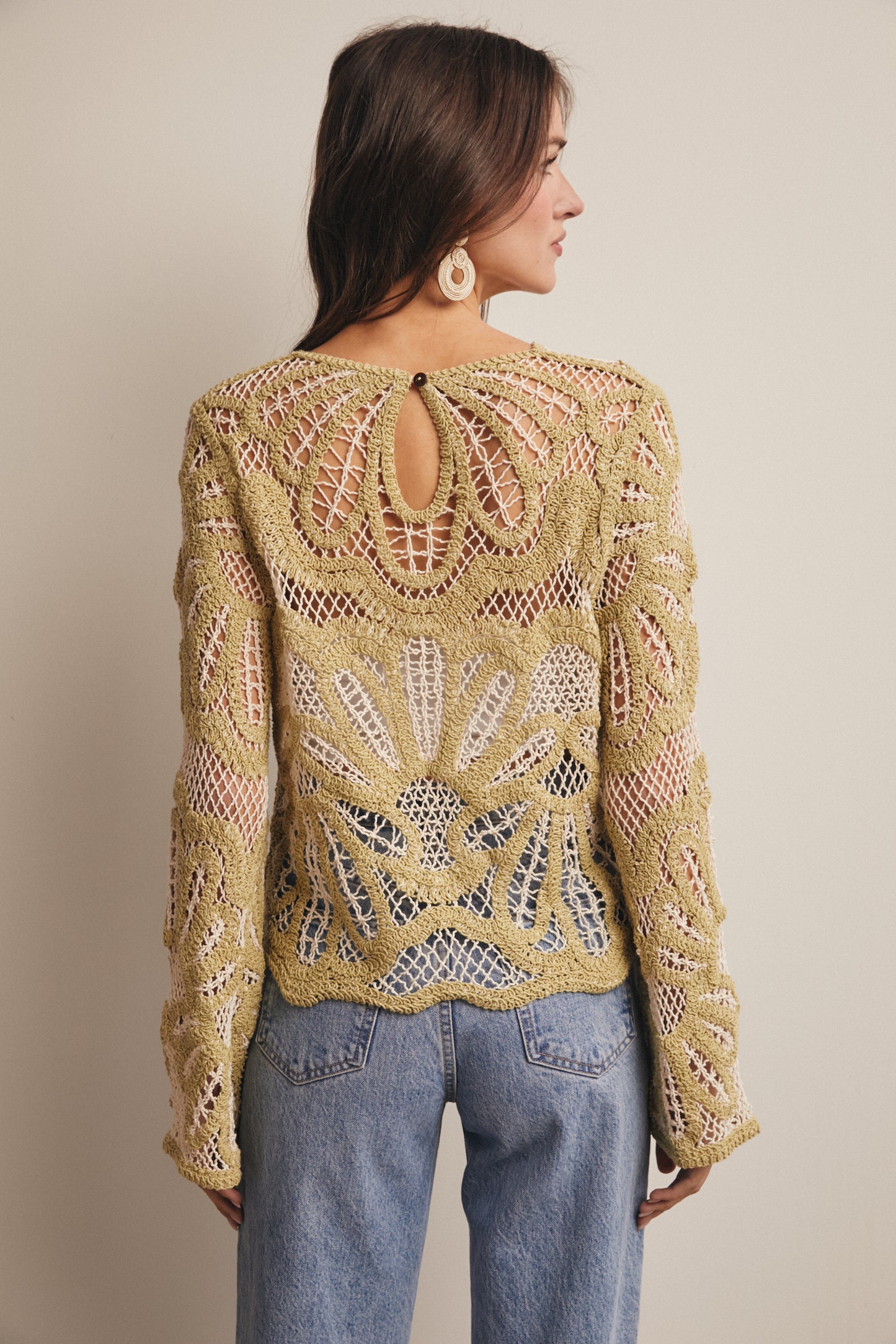 Meadow Crochet Sweater