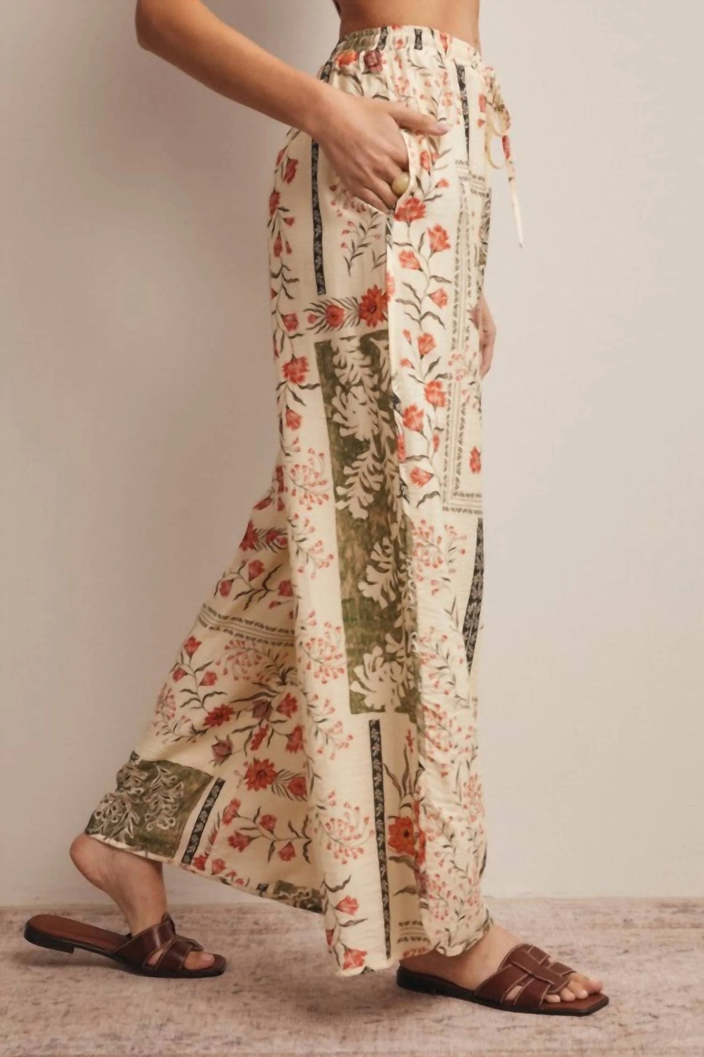 Patchwork Floral Pant