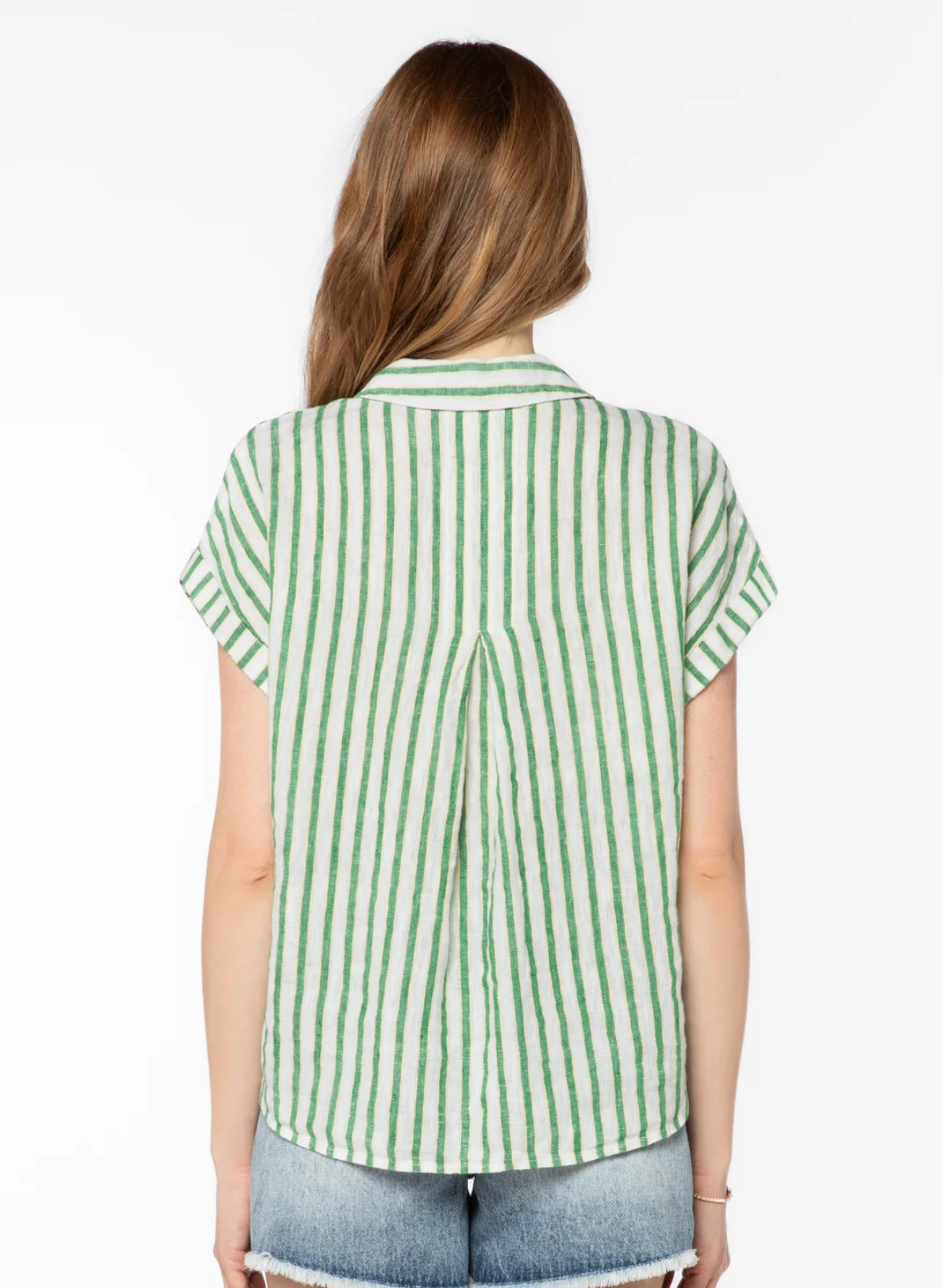 Kirsty Green Stripe Shirt