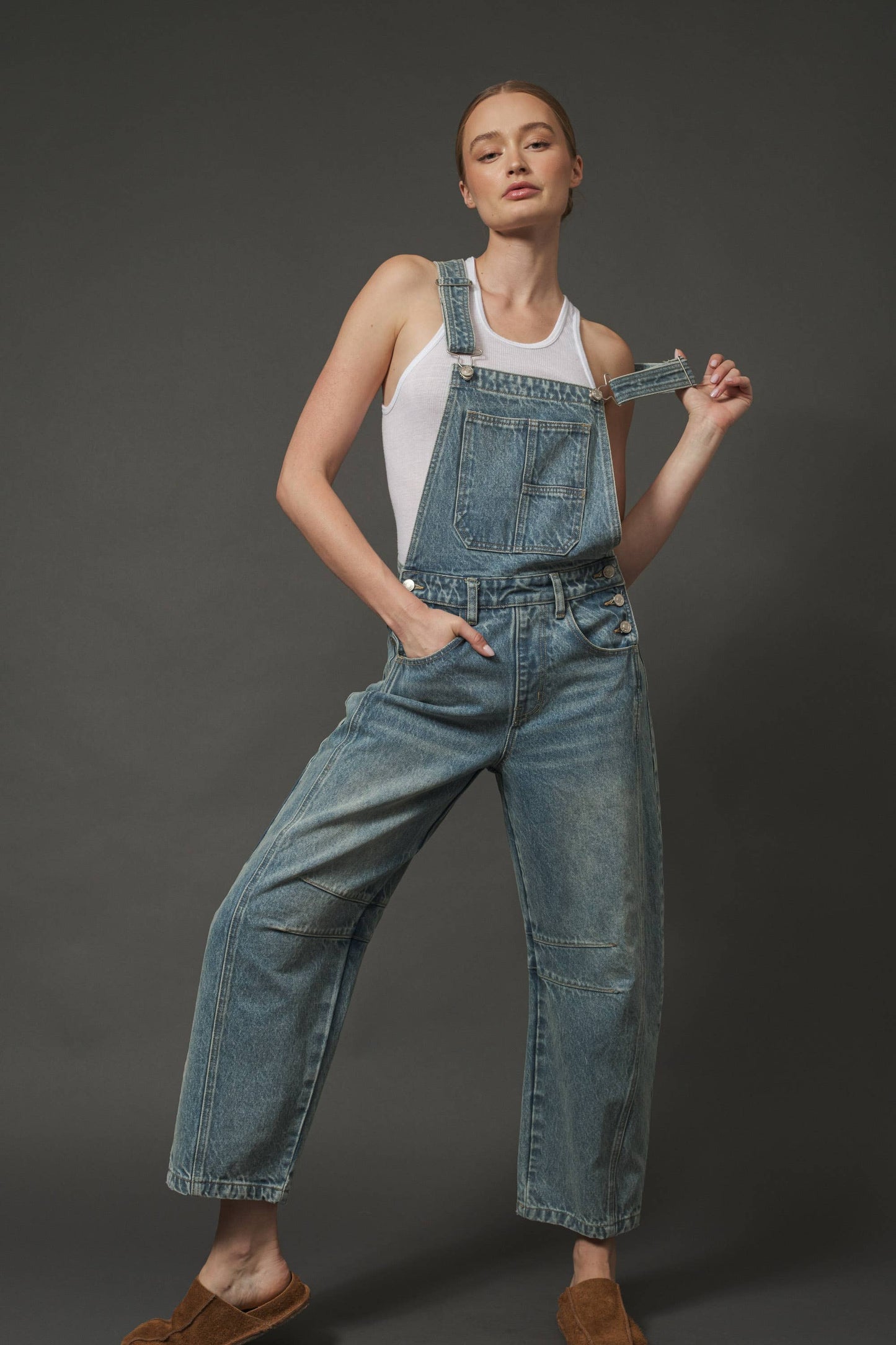 Slouch Denim Overall