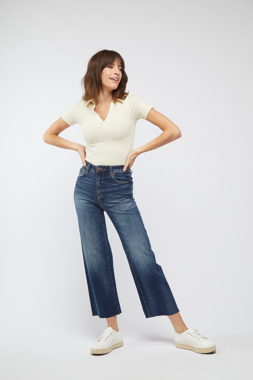 Aberdeen Crop High Rise Jean