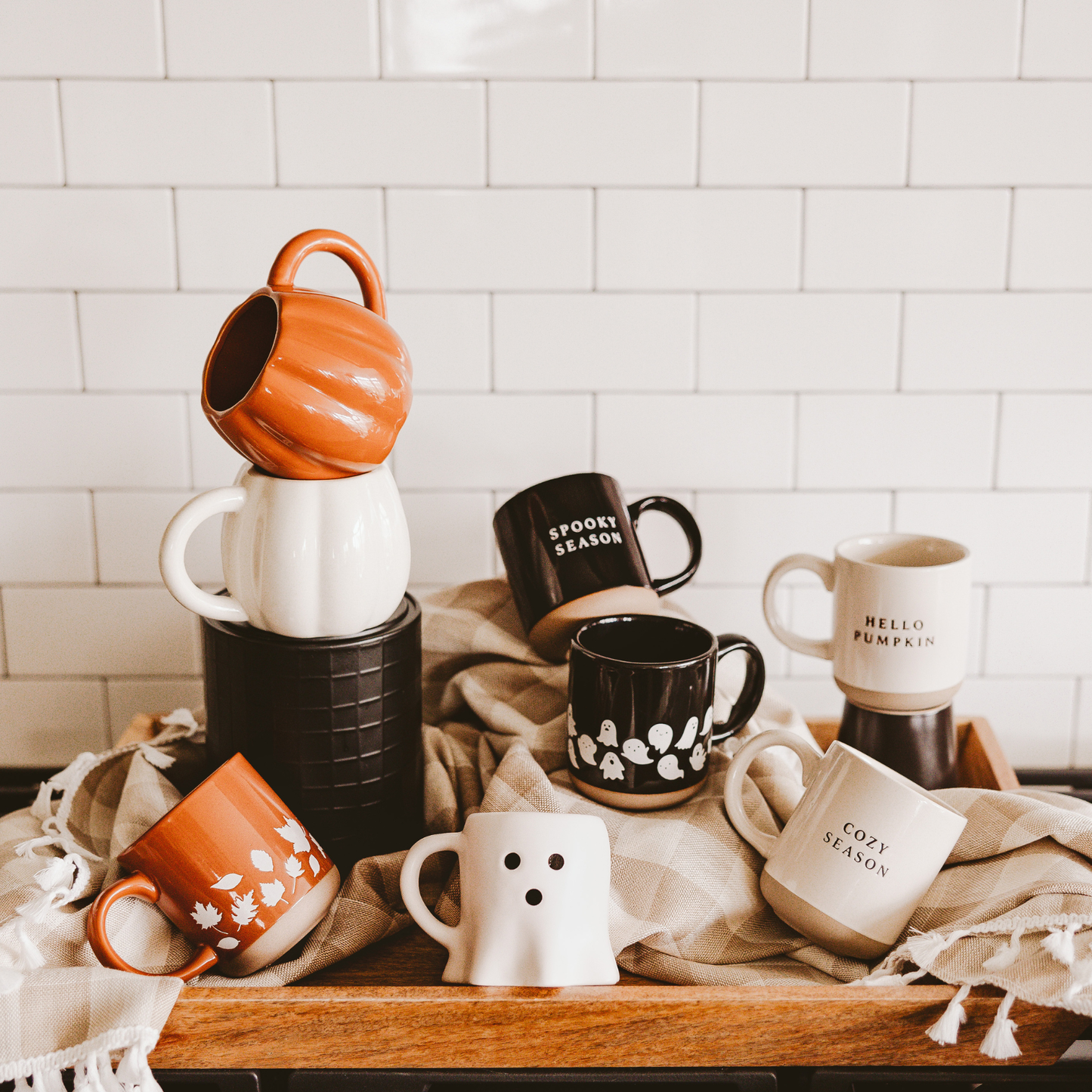 Cream Pumpkin Mug
