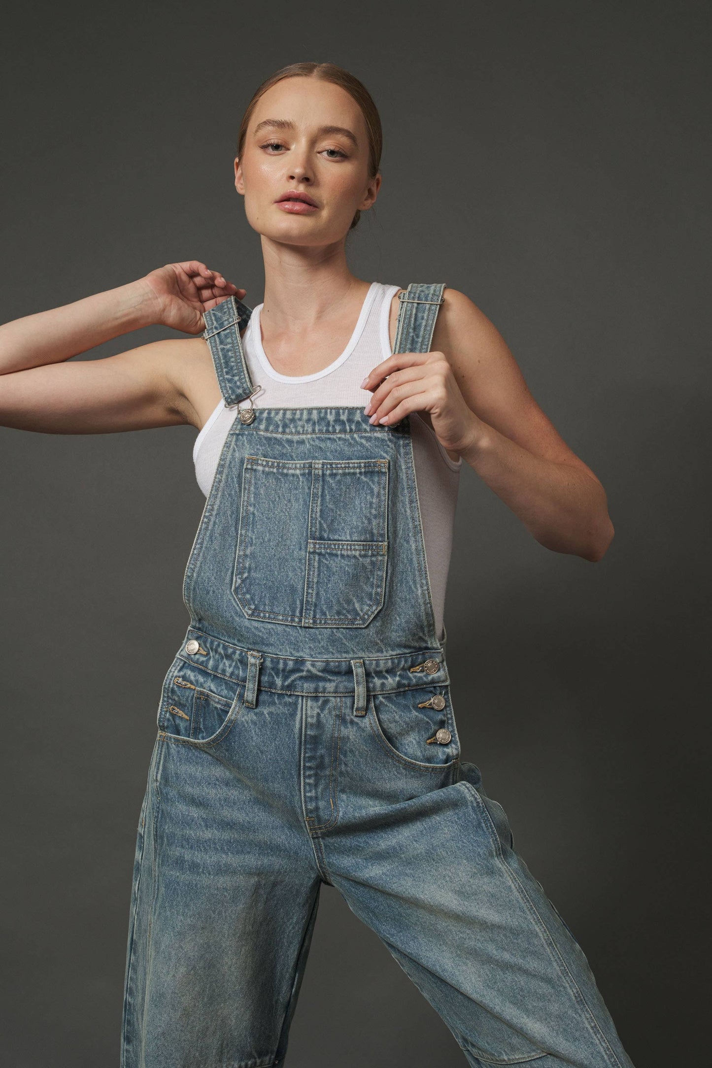 Slouch Denim Overall