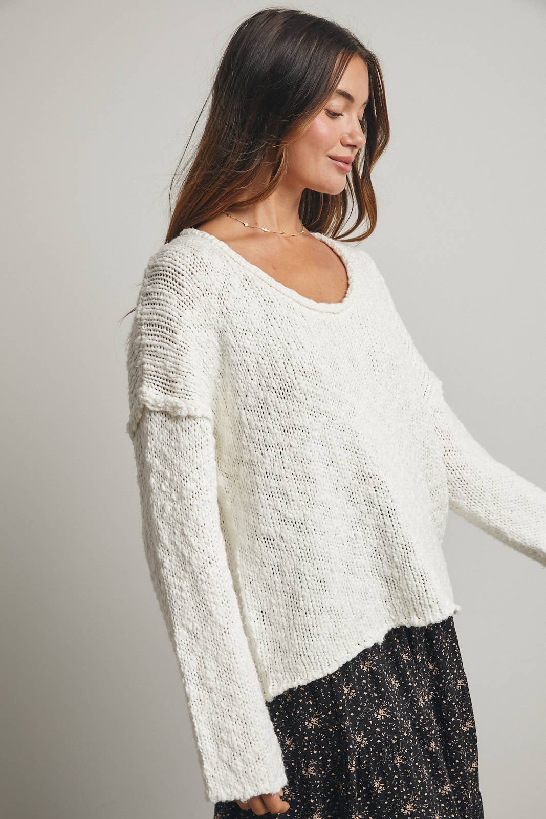 Slubby Pullover