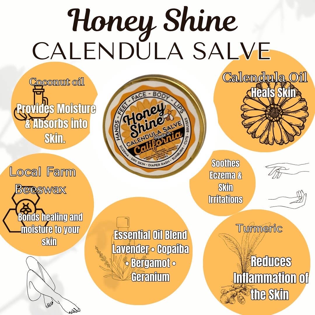 Honey Shine Calendula Salve