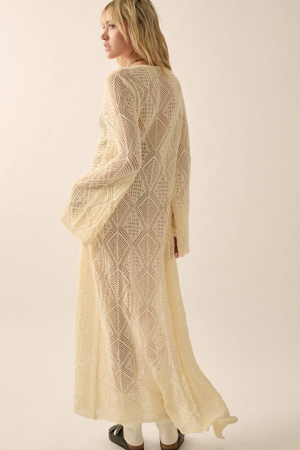 Crochet Knit Cardigan