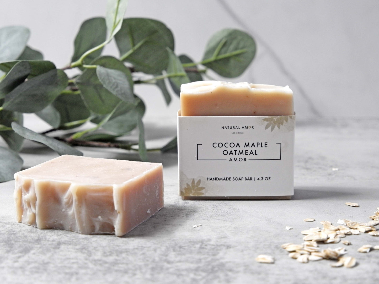 Cocoa Maple Oatmeal Soap Bar (Unscented)