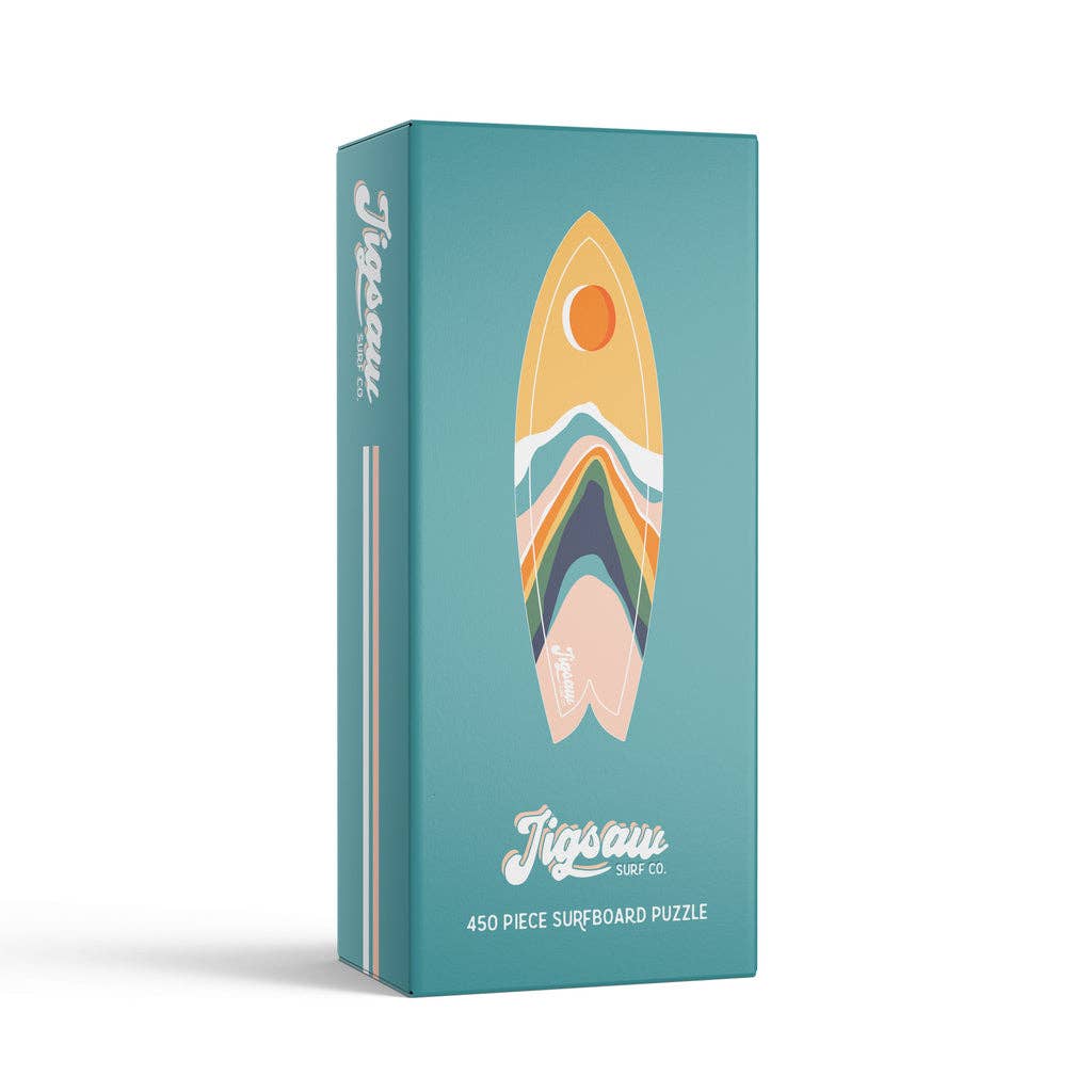 Moonrise Mountains Surfboard Puzzle