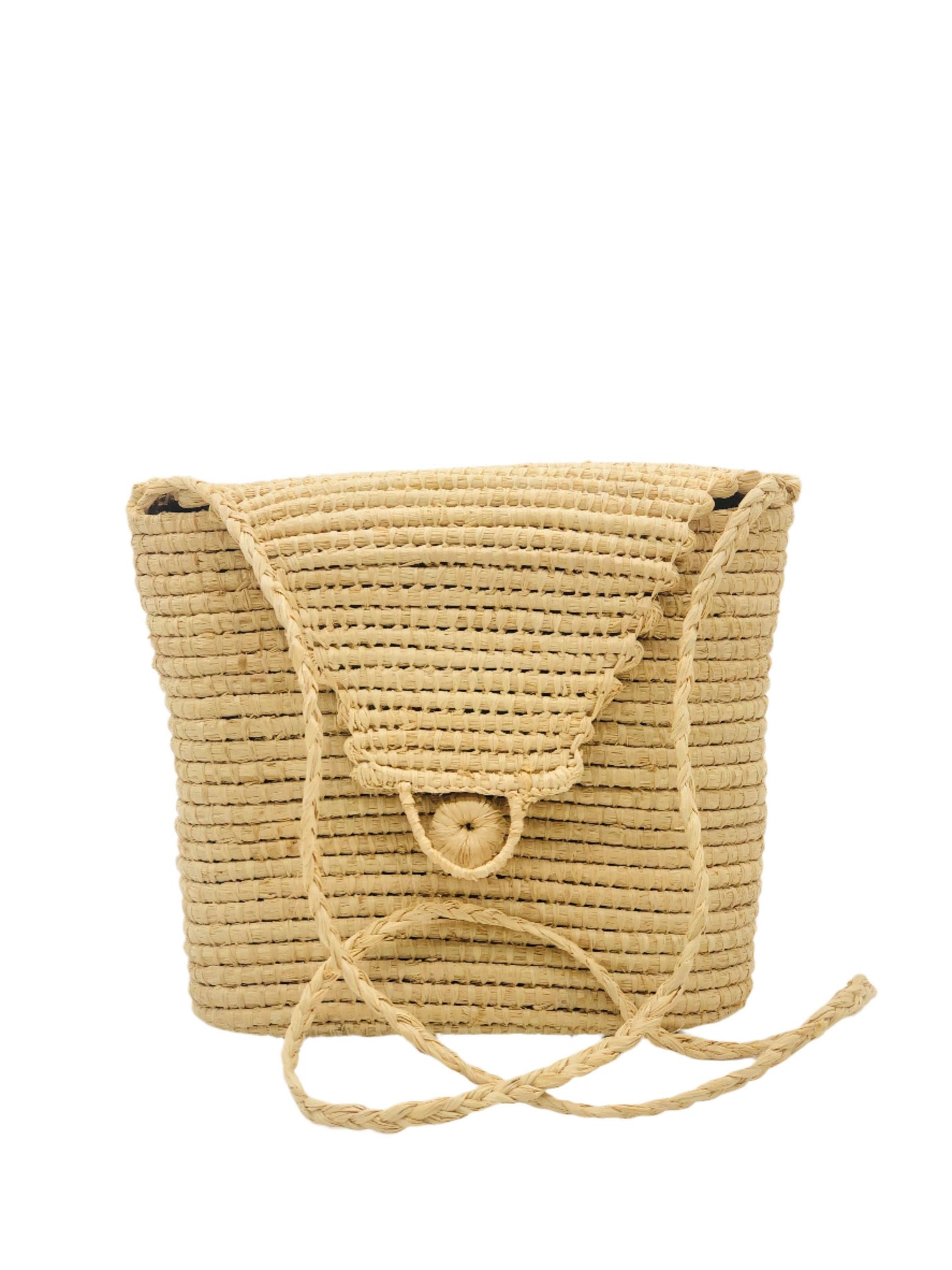 Manteca Crochet Natural Crossbody Bag