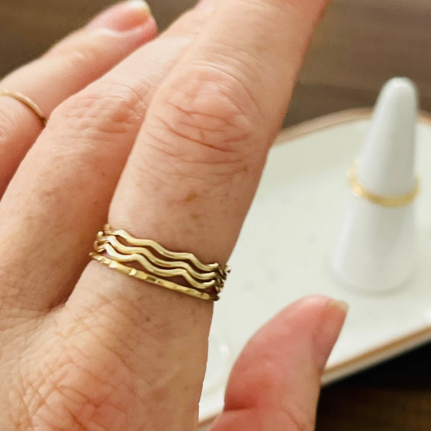 Wave Stacking Ring