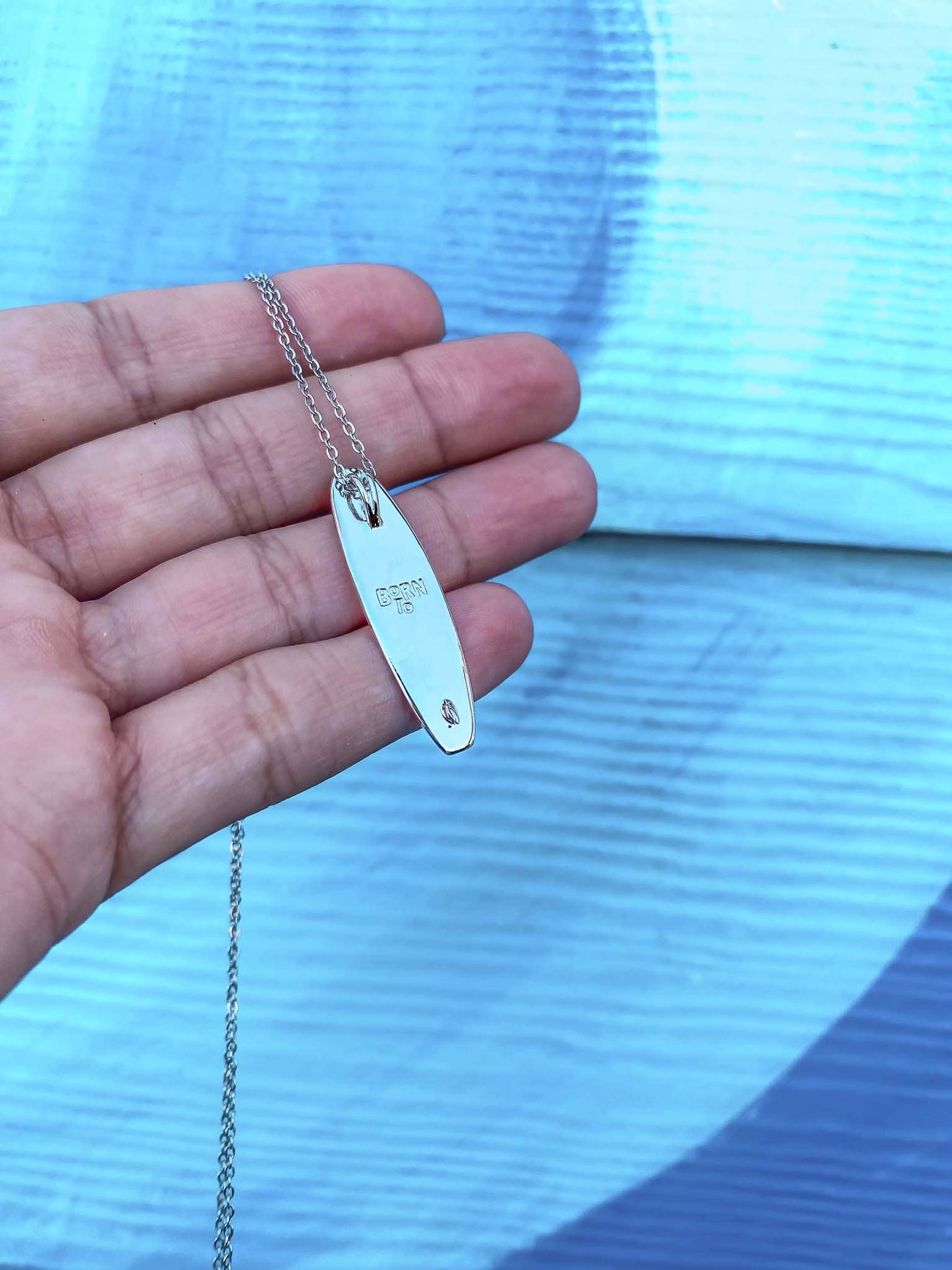 Longboard Surfboard Necklace