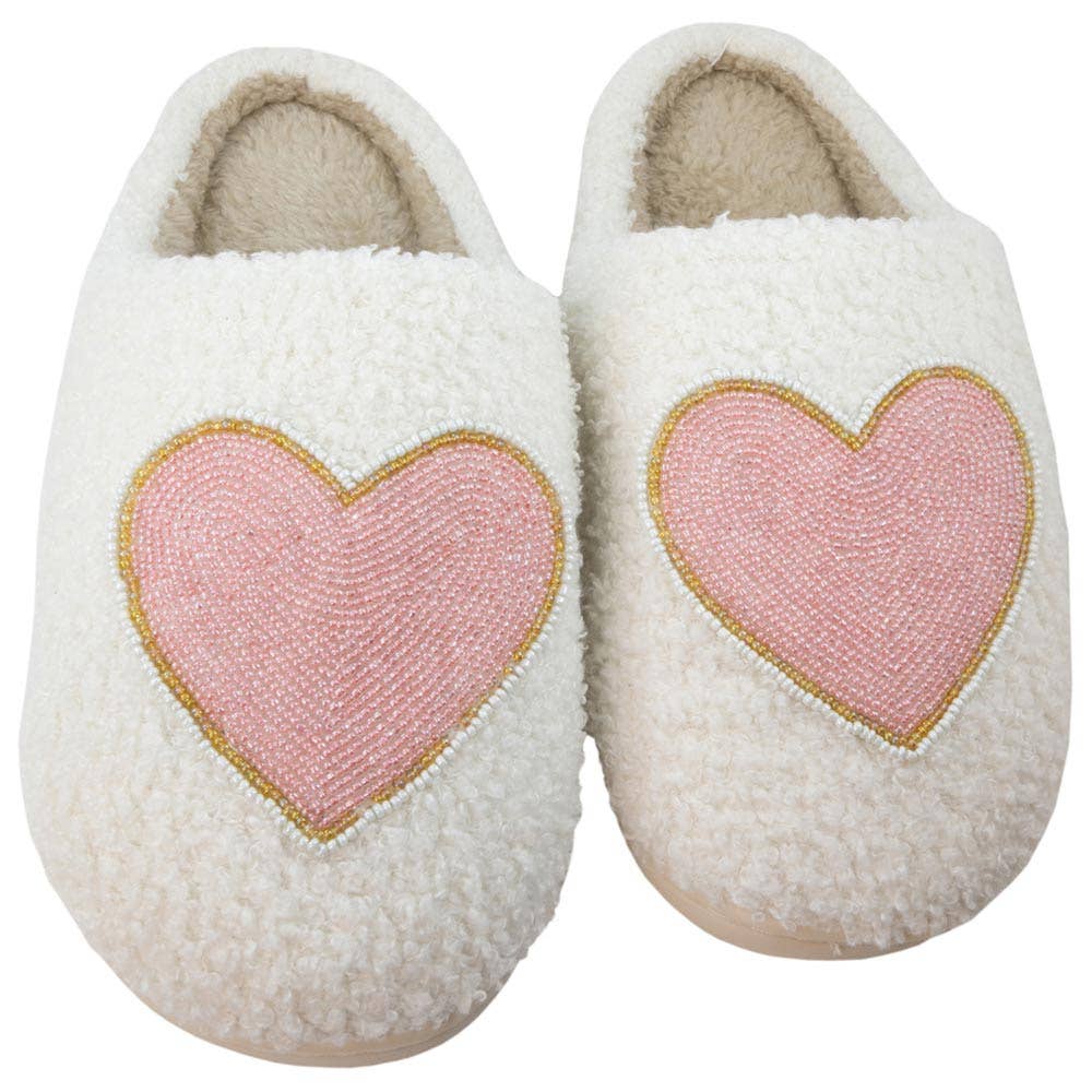 Heart Valentine's Day Slippers