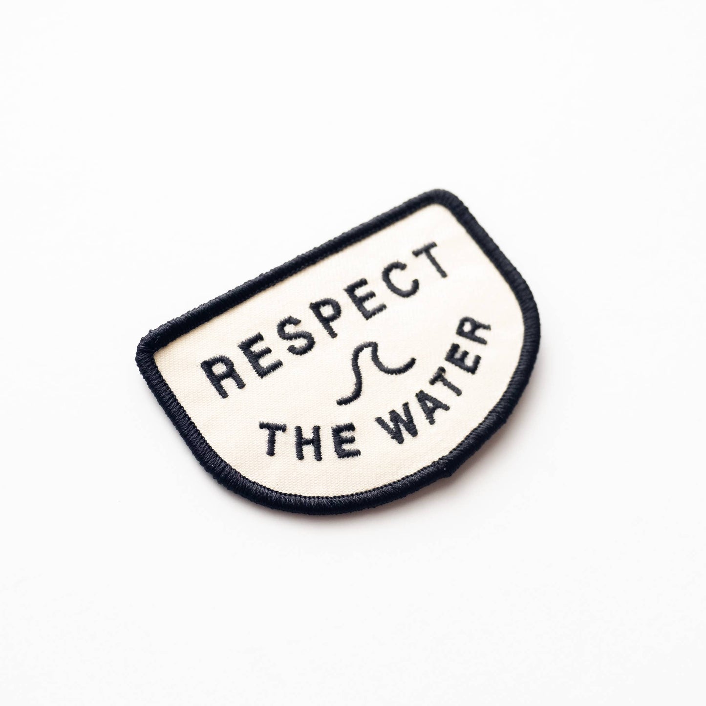 Respect the Water Embroidered Iron on Patch