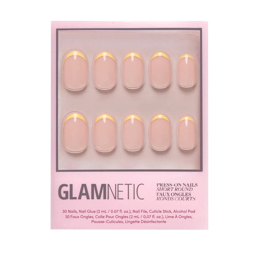 French Butter Press-On Nails | Short Round