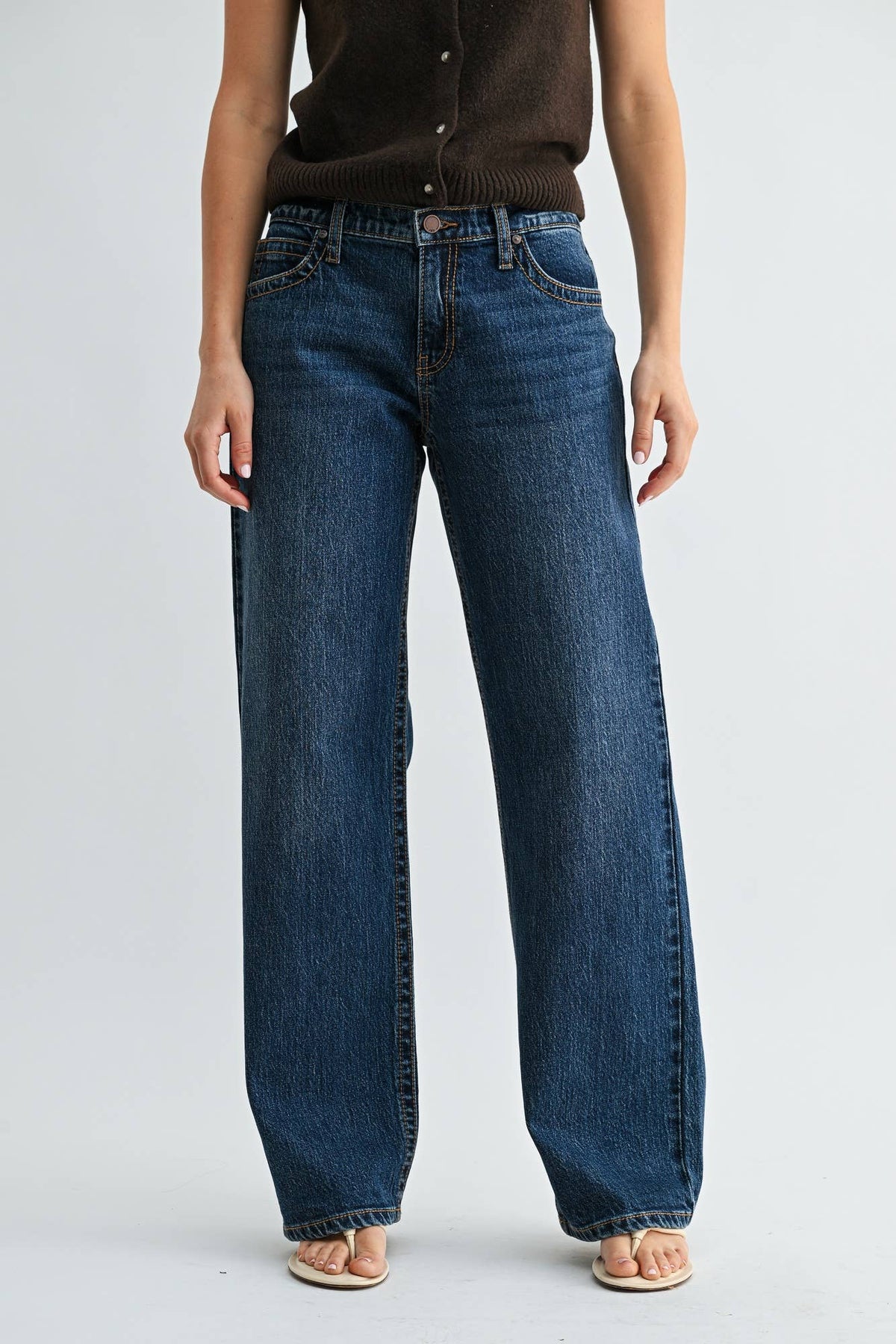 Low Rise Classic Straight Leg Jean