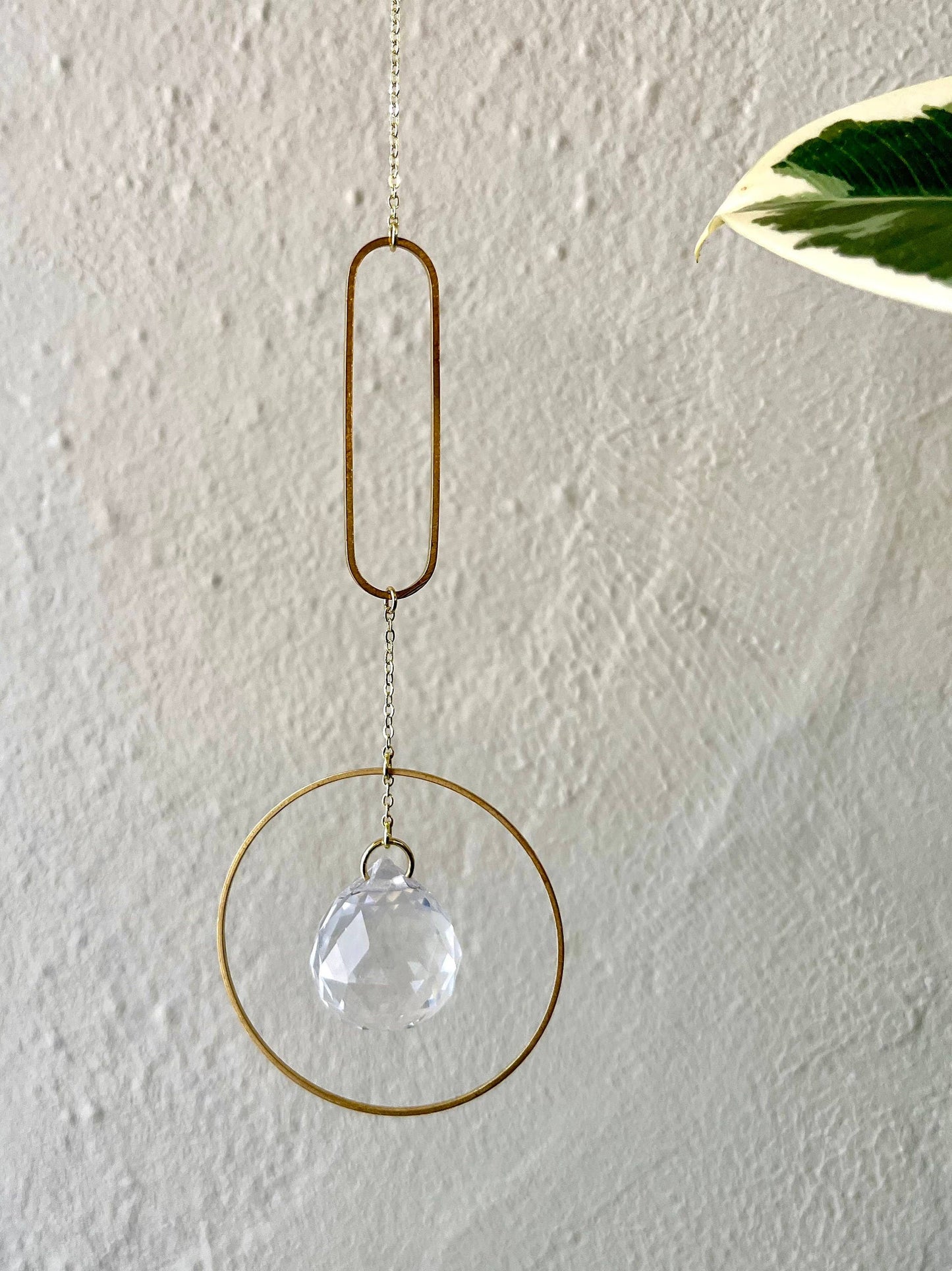 Simple Circle Sun Catcher Crystal Prism Rainbow Maker
