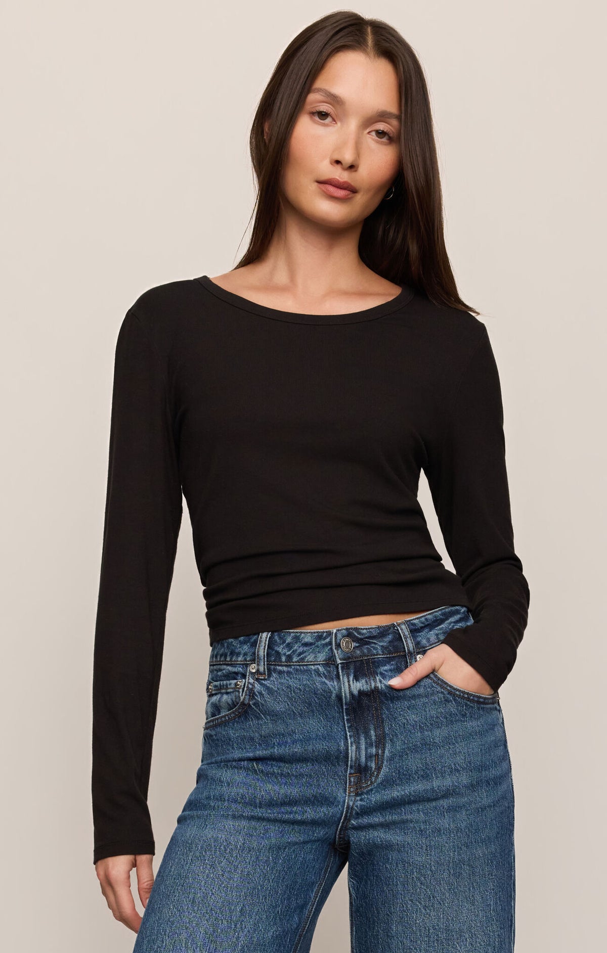 Second Skin Crew LS Tee