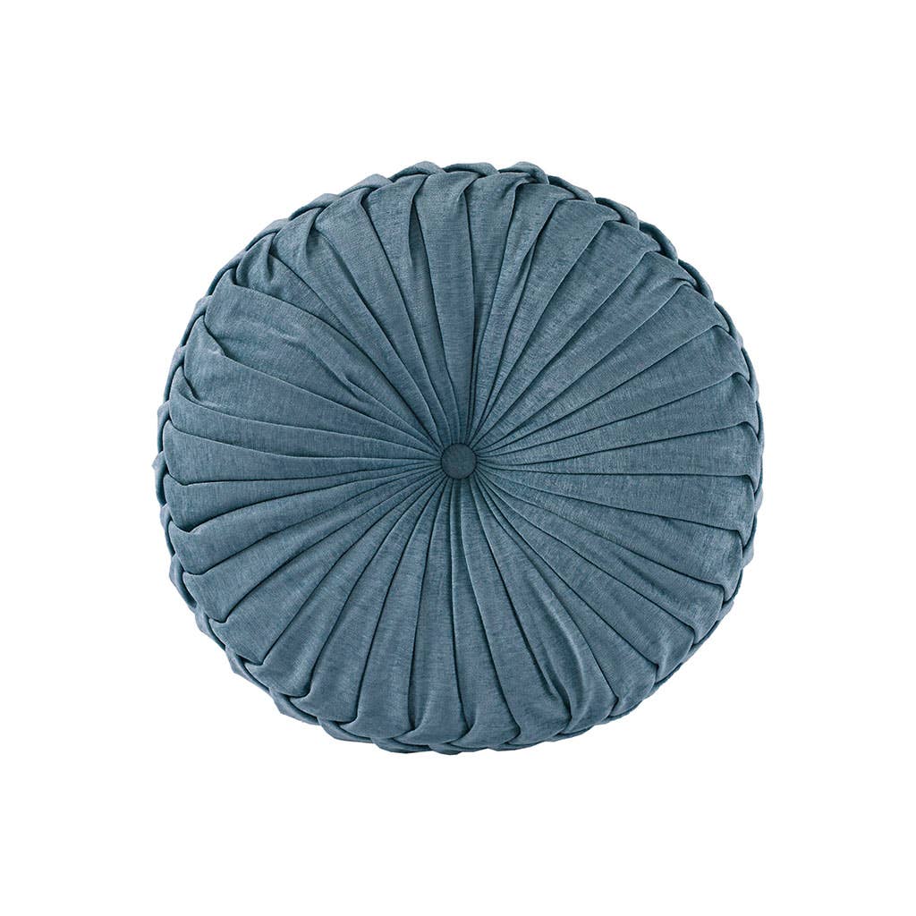Pleated Round Floor Cushion