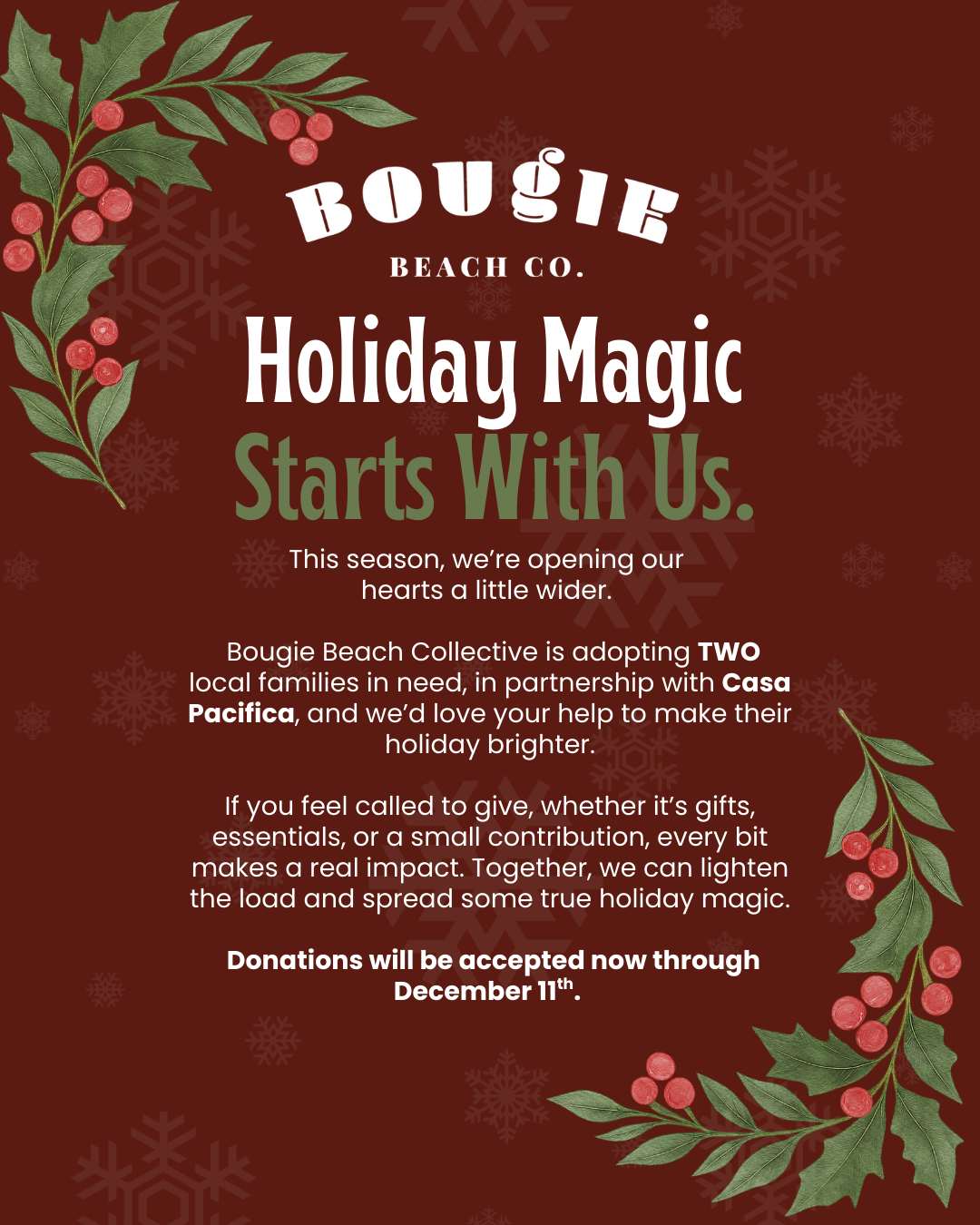 Casa Pacifica Donation