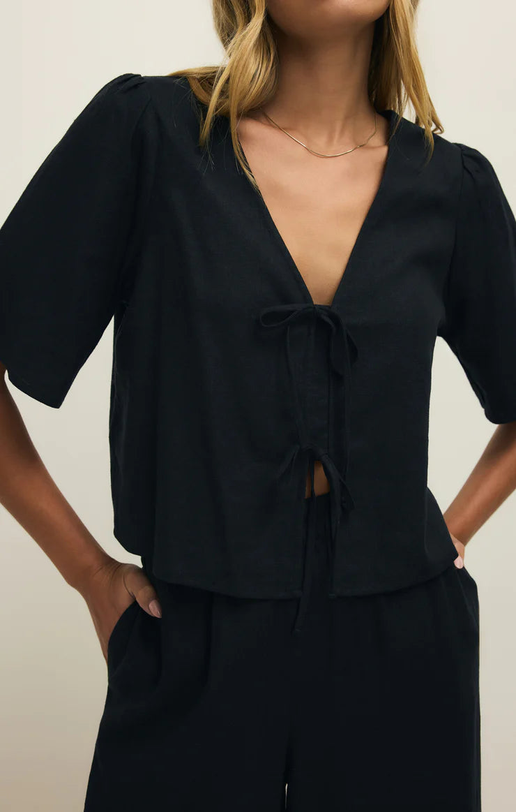 La Belle Linen Top