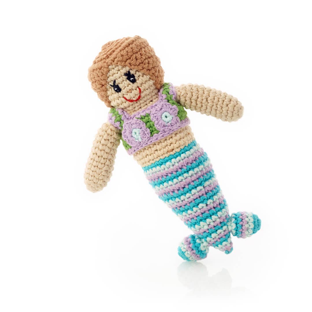 Mermaid Rattle Aqua