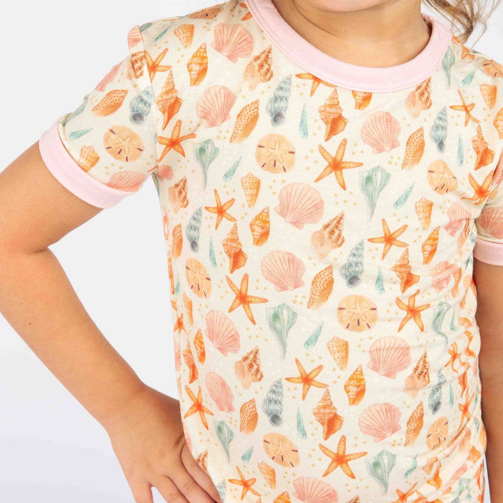 Sandy Seashells Beachy Pajamas
