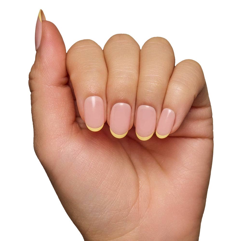 French Butter Press-On Nails | Short Round