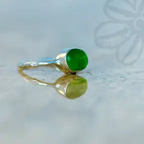 Betty Micro Genuine Sea Glass Ring